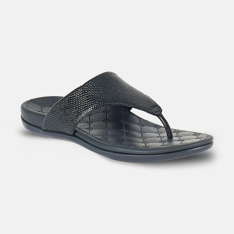 Perry - Black Comfort Slippers