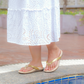 Alice - Gold Slipper For Women