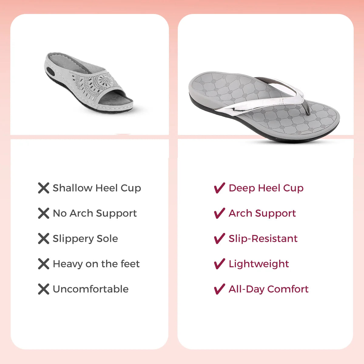 Orthopedic  slippers