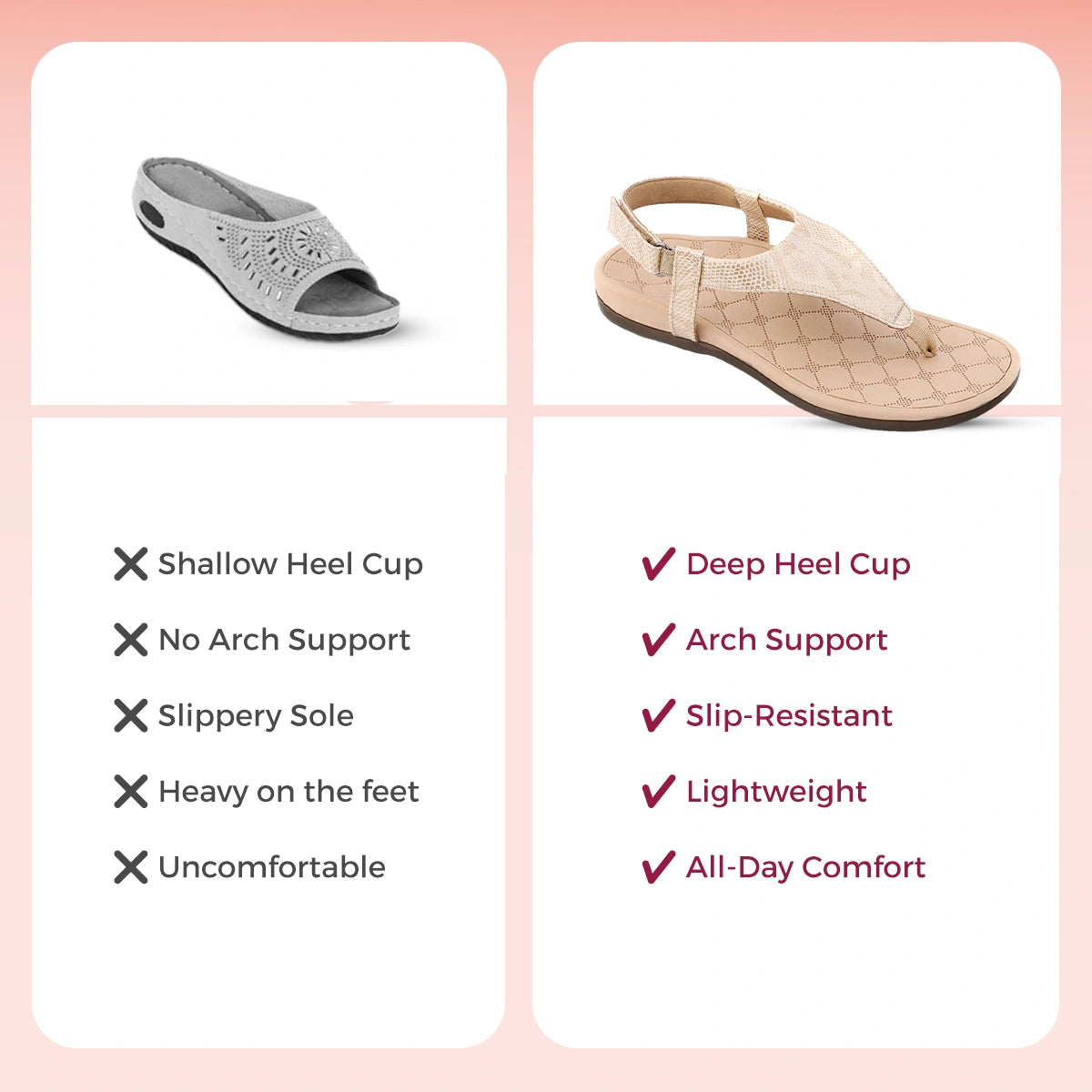 ortho slippers for heel pain