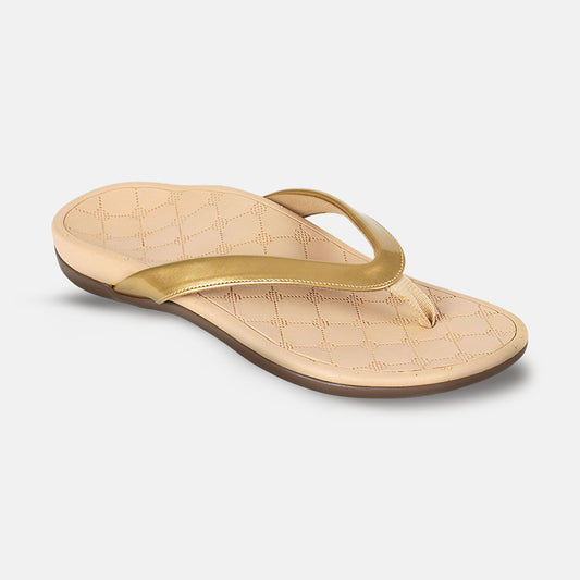 Alice - Gold Slipper For Women