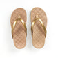 Alice - Gold Slipper For Women