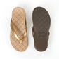 Alice - Gold Slipper For Women
