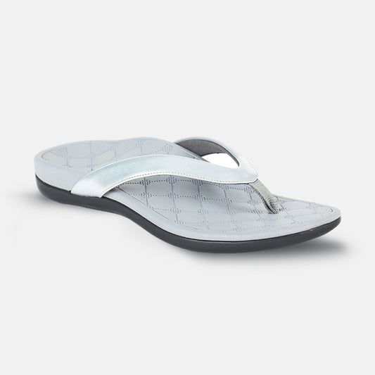 Alice - Silver Slipper For Women
