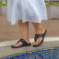 Perry - Black Comfort Slippers